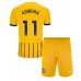 Maillot de foot Brighton Simon Adingra #11 Extérieur vêtements enfant 2024-25 Manches Courtes (+ pantalon court)